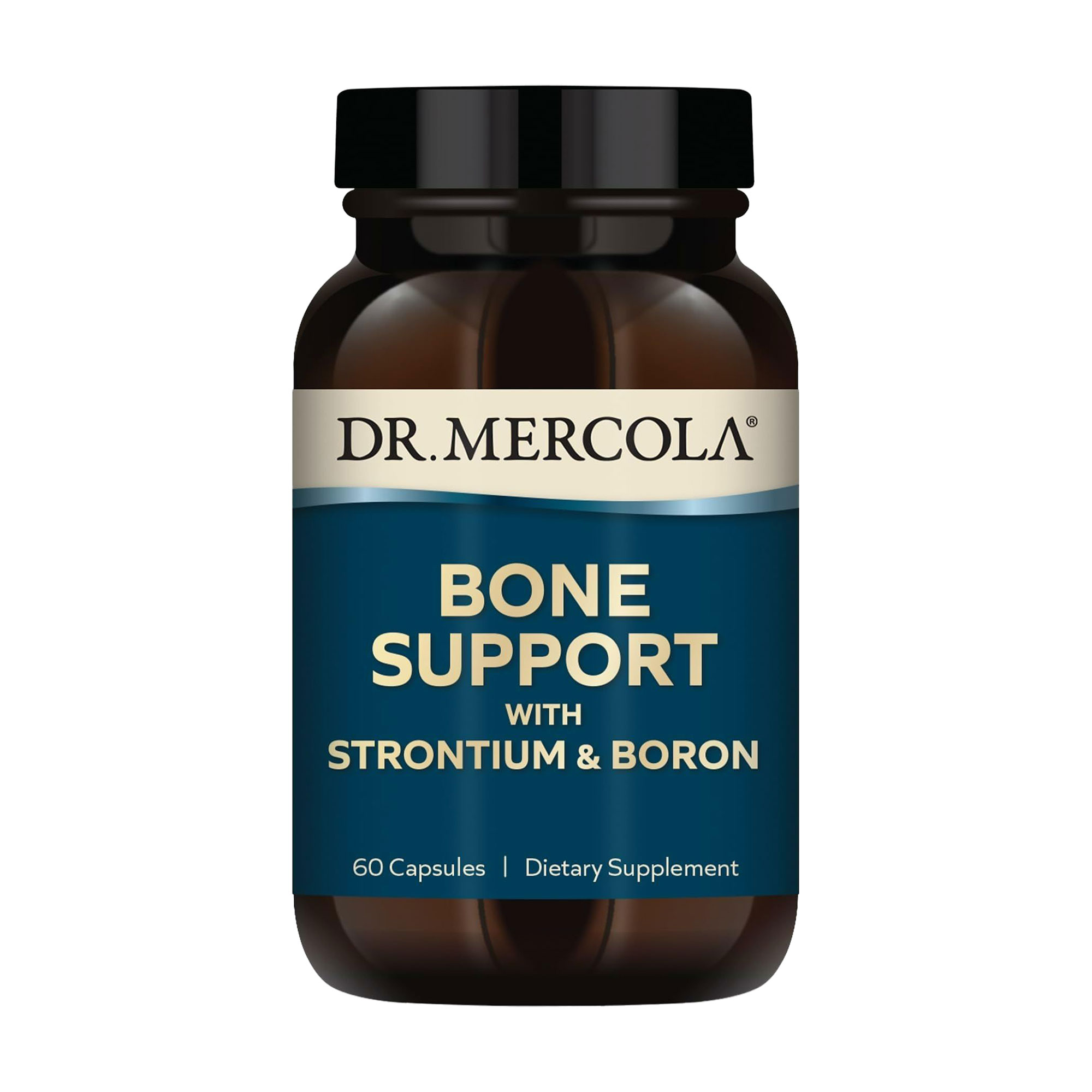 Підтримка кісток зі стронцієм та бором Dr. Mercola Bone Support with Strontium &amp; Boron, 60 капсул
